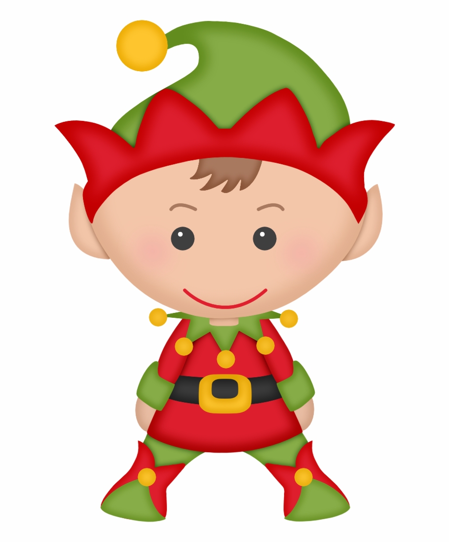 Halloween Elves Picture Free Cute Christmas Elf Clipart