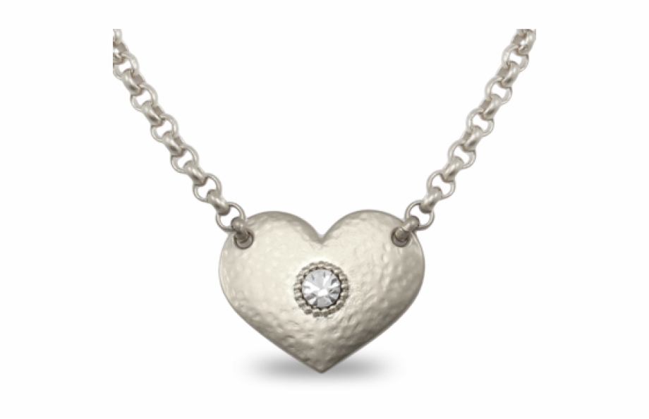Danon Silver Heart Charm Necklace Locket