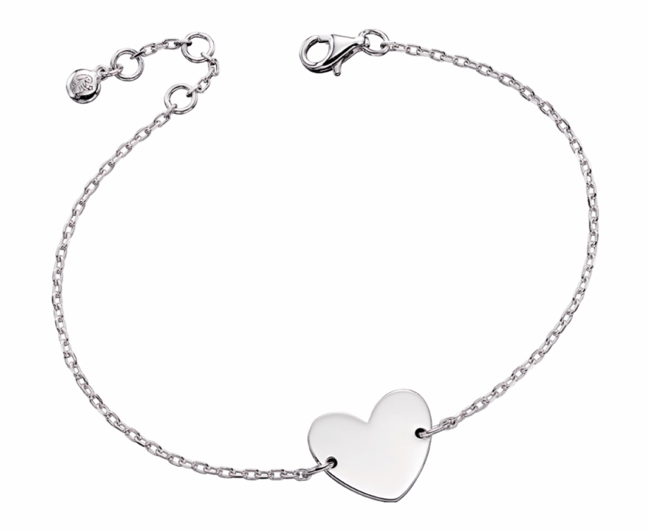 Silver Heart Bracelet Thin Dog Chain Collars