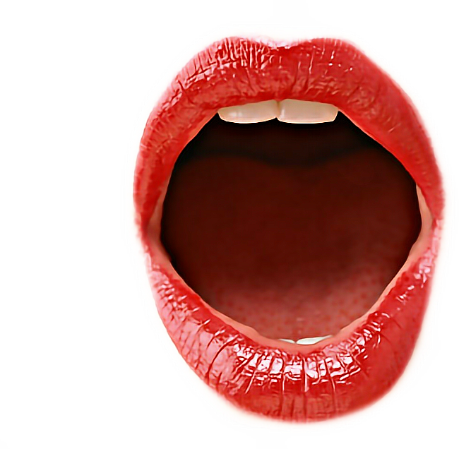Openmouth Sticker Open Lips Png - Clip Art Library