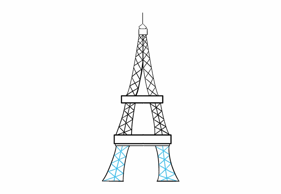 How To Draw Eiffel Tower