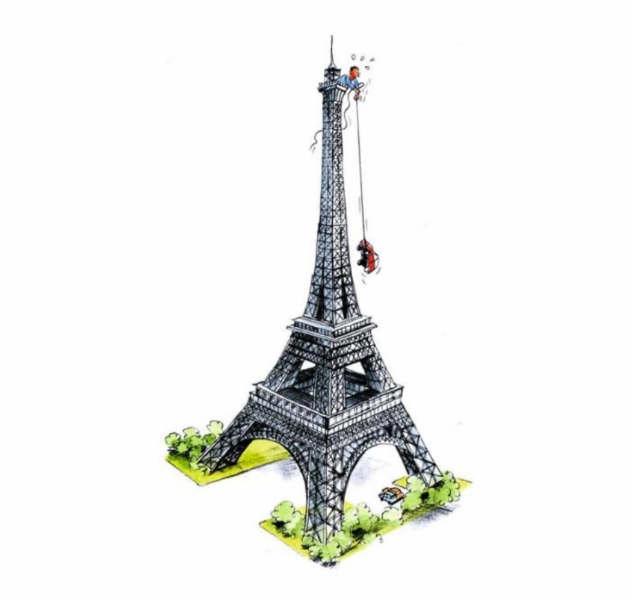 Eiffel Tower Kwh Transparent Eiffel Tower Perspective Drawing