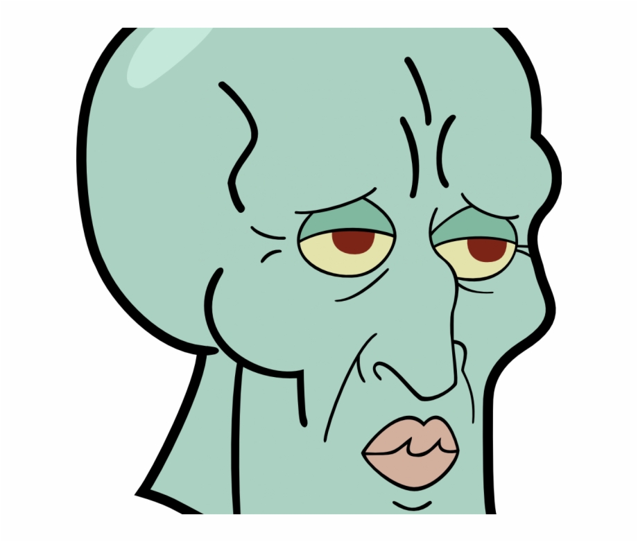 Free Squidward Face Png Download Free Clip Art Free Clip Art On