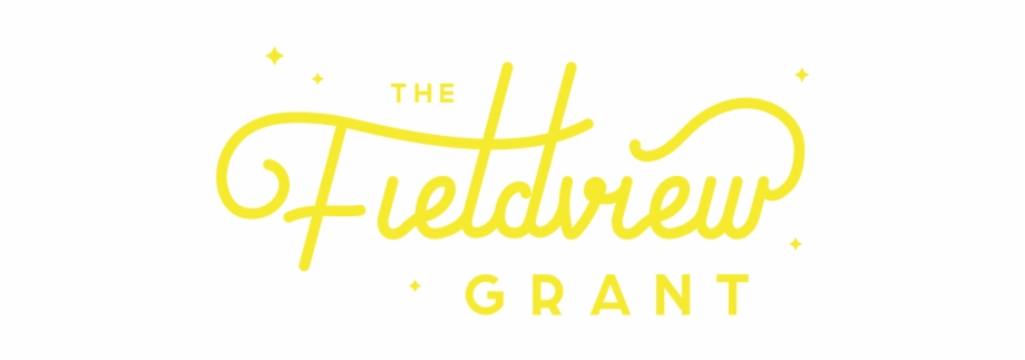 Fieldview 2017 Logo Files Yellow Banner Calligraphy