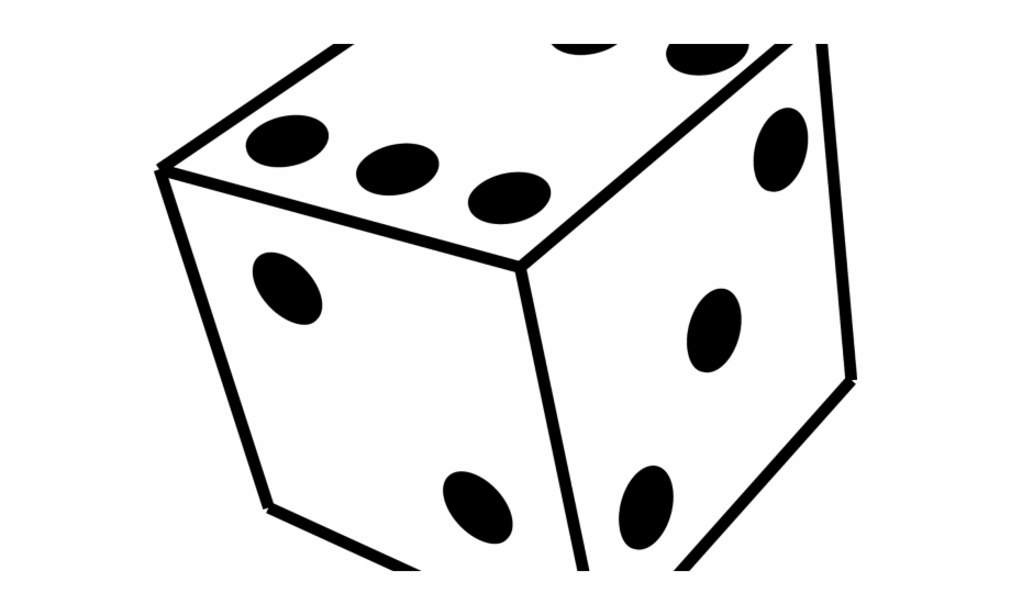 Drawn Dice One Drawing Of A Dice
