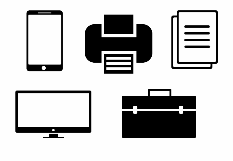 Free Flat Office Icon Pack