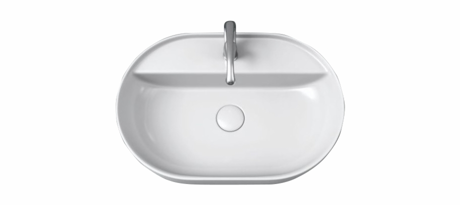 Indigo Tabel Top Basin Size Bathroom Sink - Clip Art Library