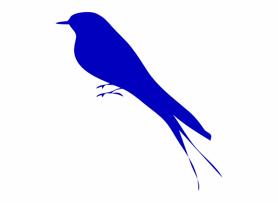 Blue Bird Svg Clip Arts 552 X 594