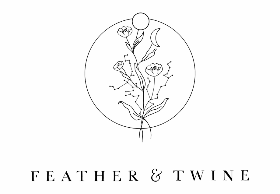Feather Twine Line Art