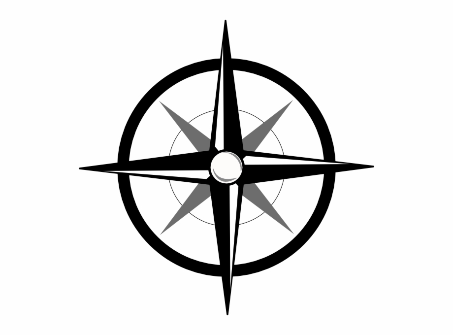Simple Compass Icon Simple Clipart Compass Rose