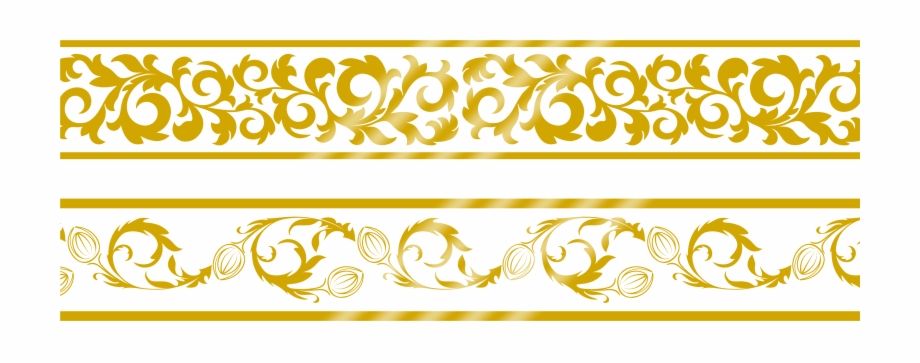 Gold Lace Border Png Png Download Gold Lace