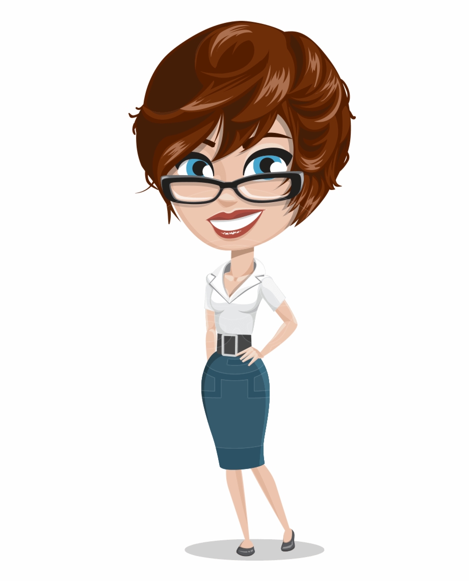 Png Download This Stock Stylish Woman Cartoon Character