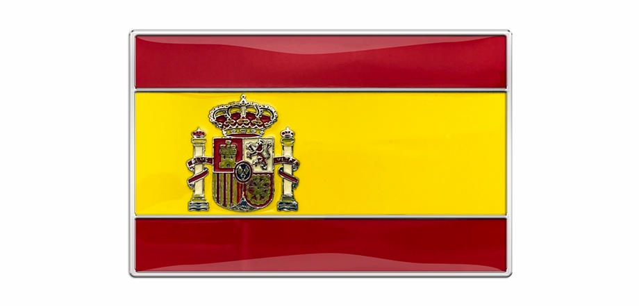 Spain Flag Buckle Crest