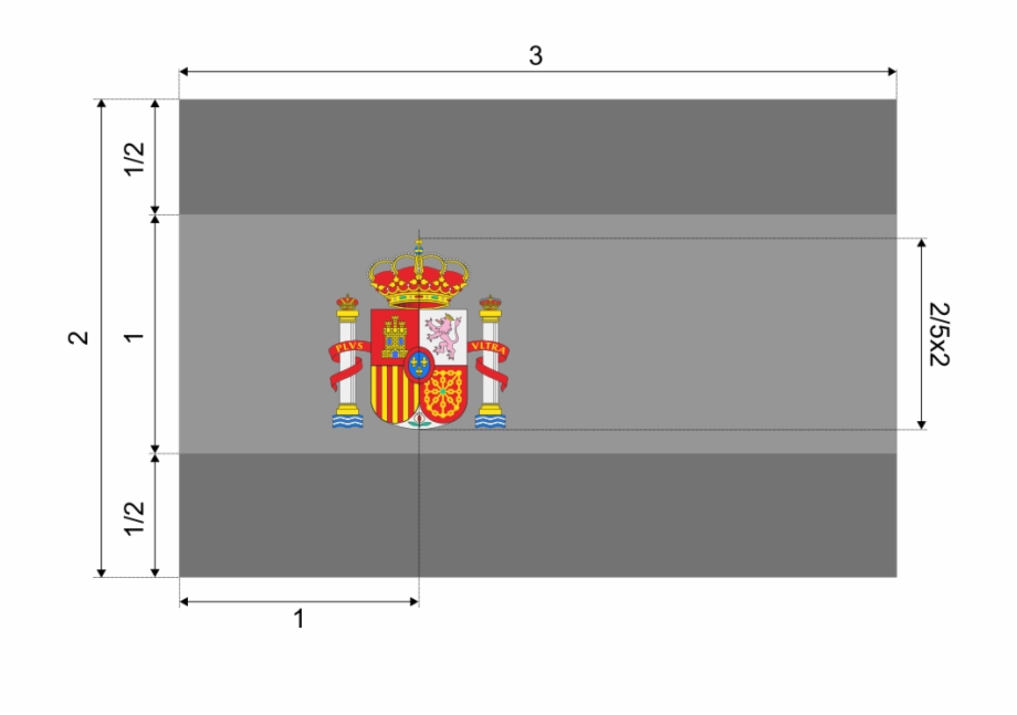 Flag Of Spain Flag Of Spain Construction Sheet