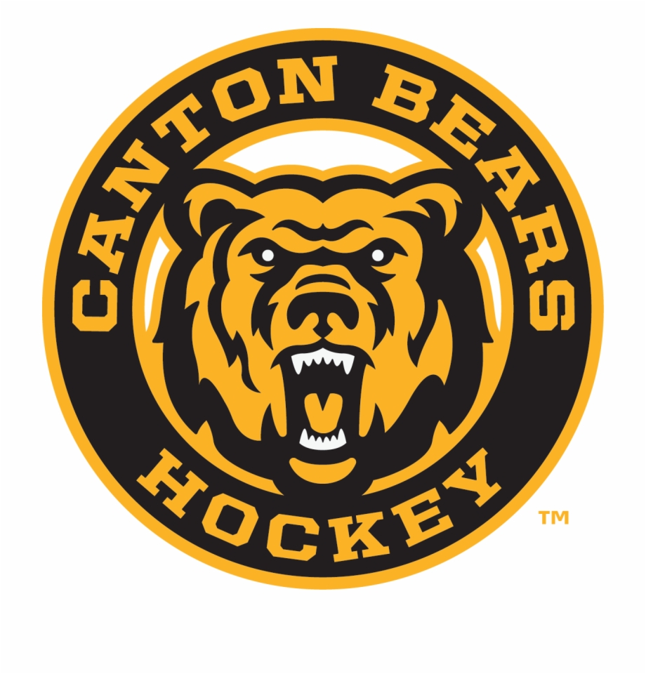 Bears Primary Logo Canton Bears Hockey Logo