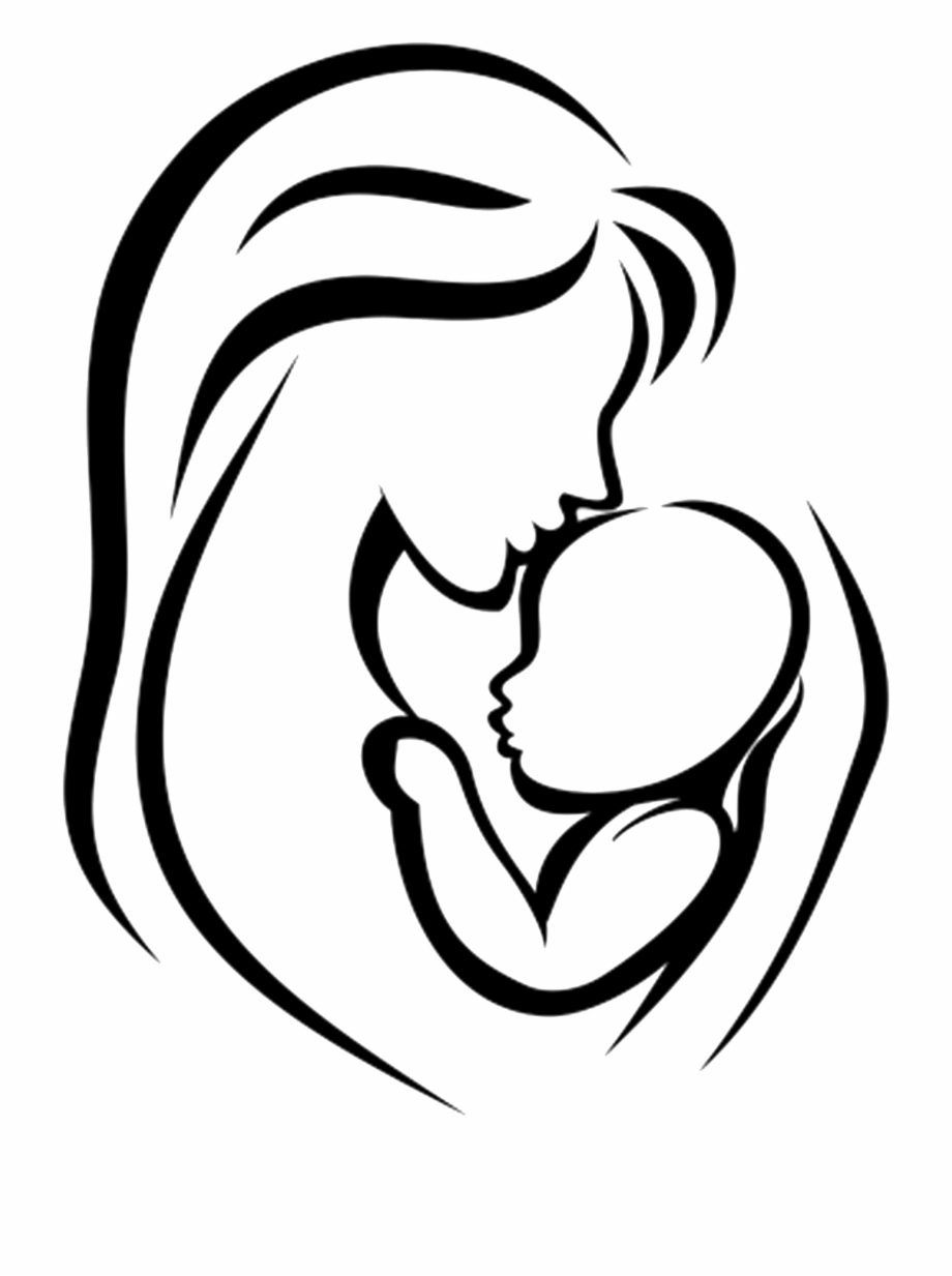 Mother Infant Child Clip Art Mother And Baby