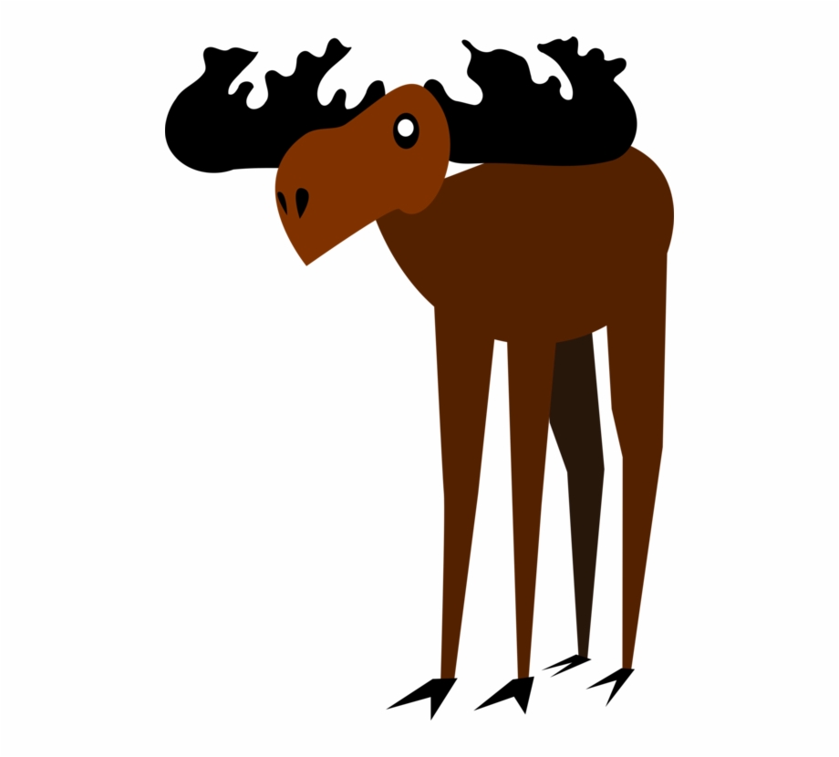 Moose Reindeer Cartoon Silhouette Moose