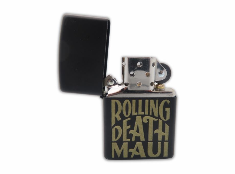 Rolling Death Titty Shaka Zippo Lighter Nickel