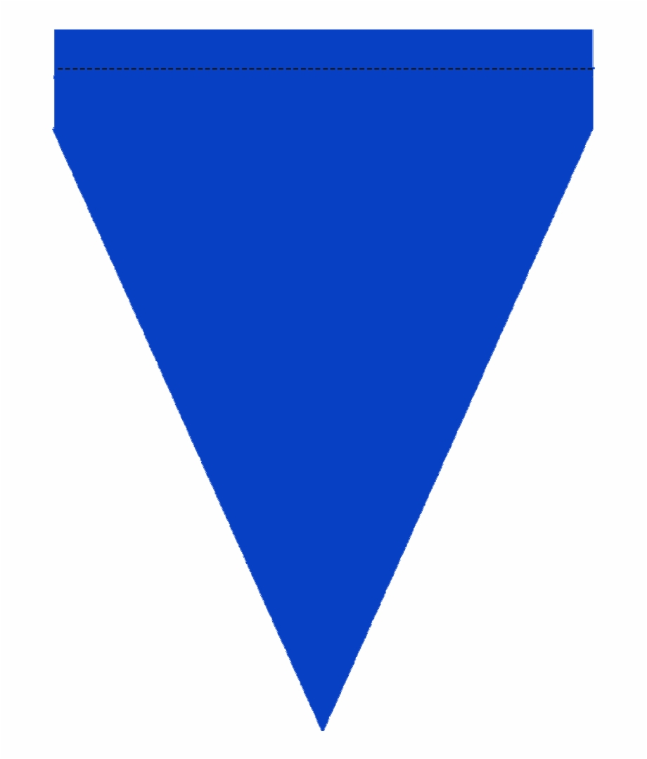 Free Printable Blue Green Triangle Banner Template Blue