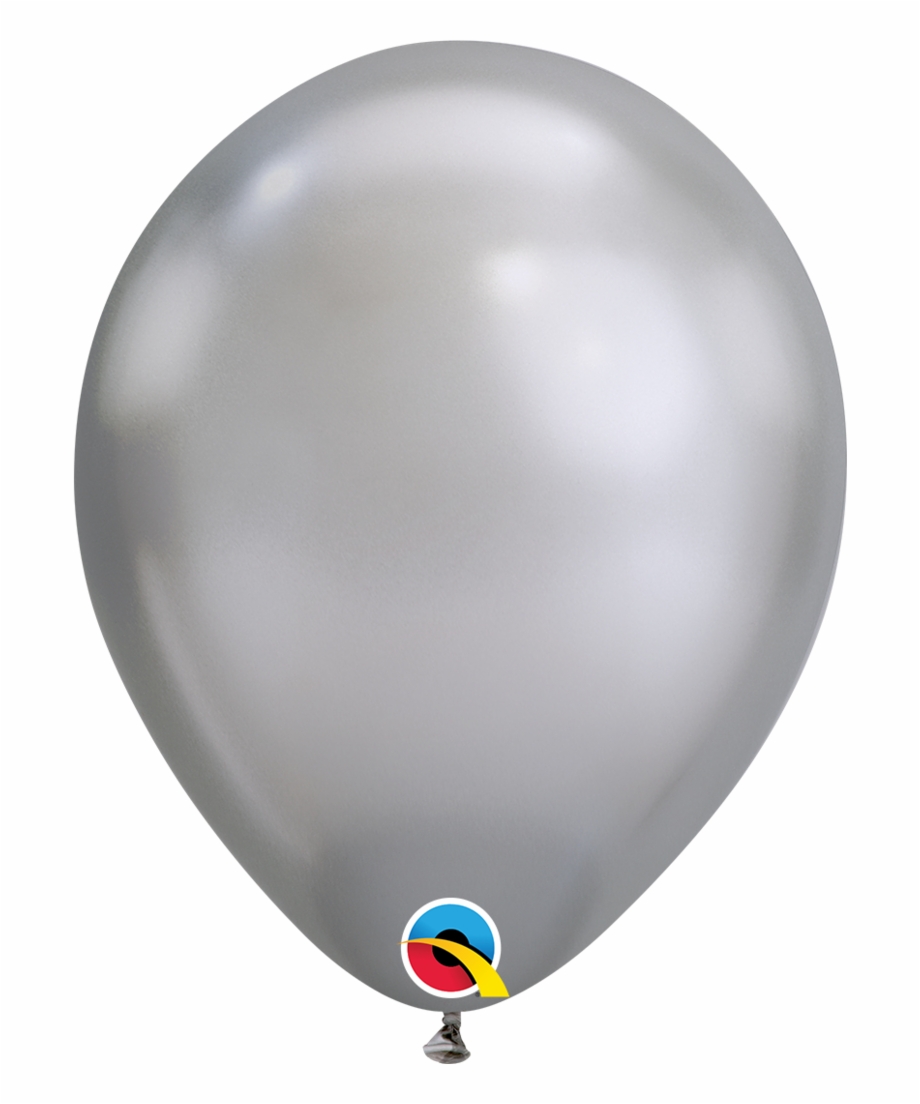 11 Chrome Silver Latex Balloon Balloon Gray