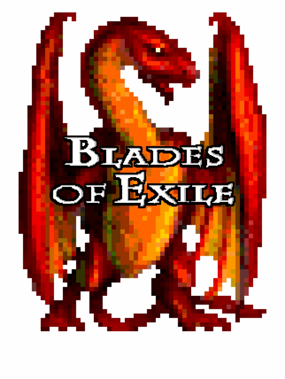Blades Of Exile Red Dragon Graphic Design