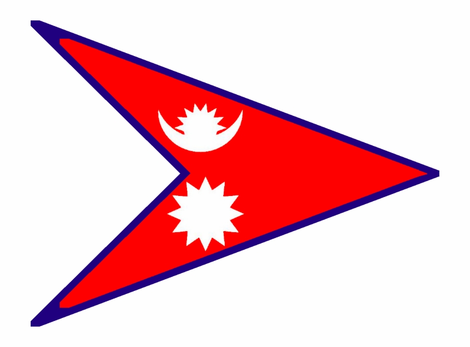 Redesignsquadrilateral Flag Of Nepal Nepal Flag Sun And