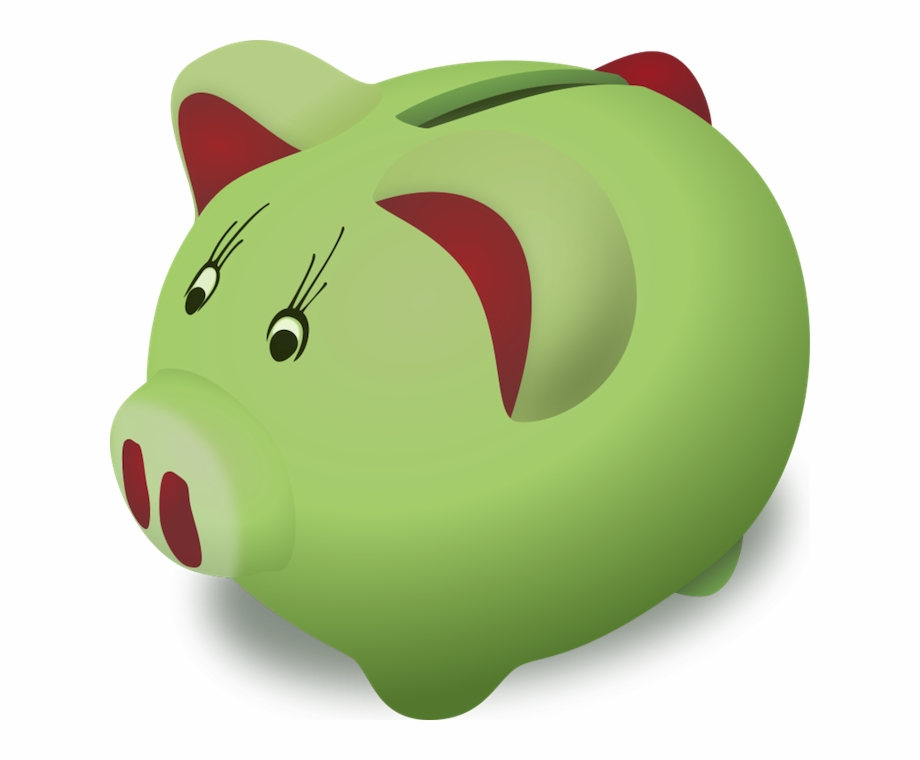 Free Clipart Animated Graphics Vectors Piggy Bank Girl
