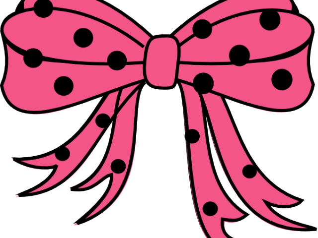 Pink Hair Bow Clipart