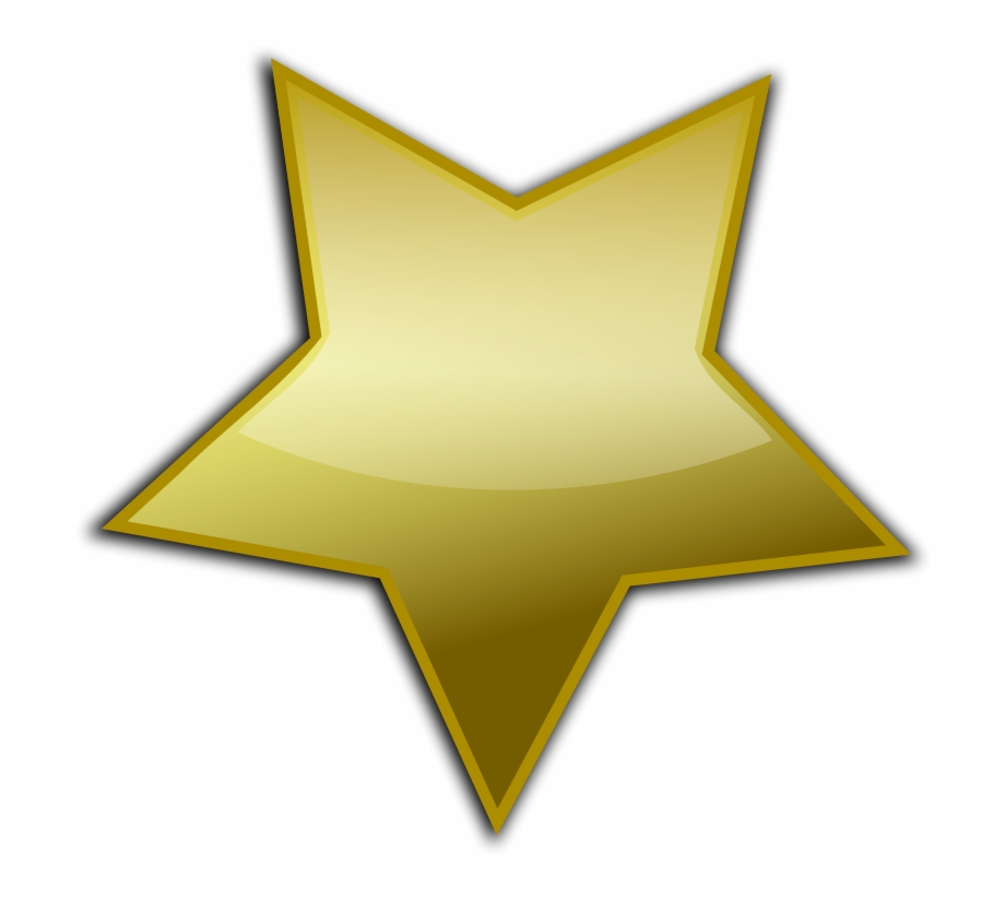 Gold Star Vector Png