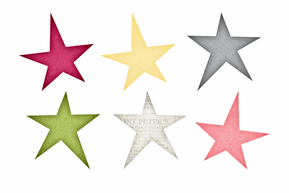 Stars Png 5 Gold Star Vector