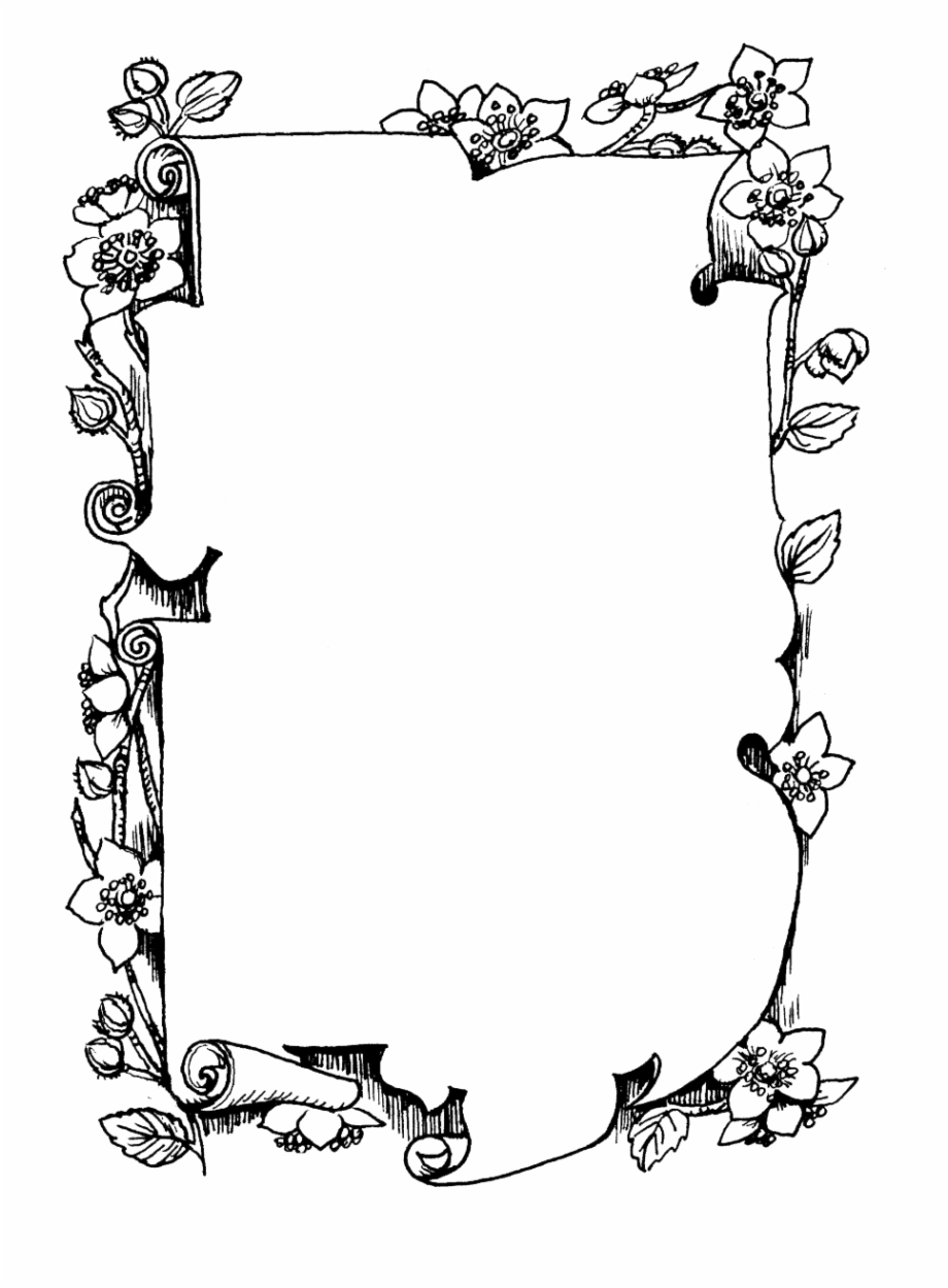 Flower Scroll Frame Click Here To Download Now