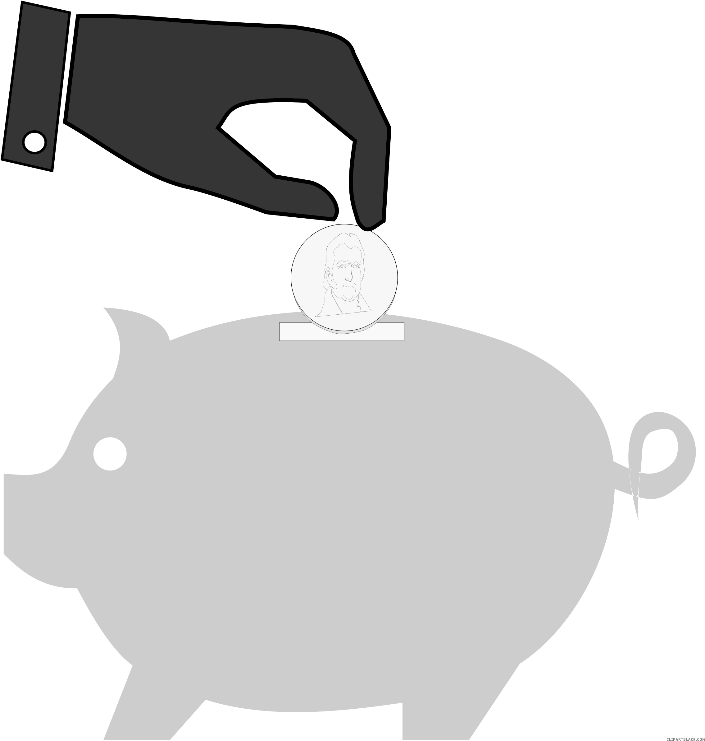 Piggy Bank Clipart Celengan Vector