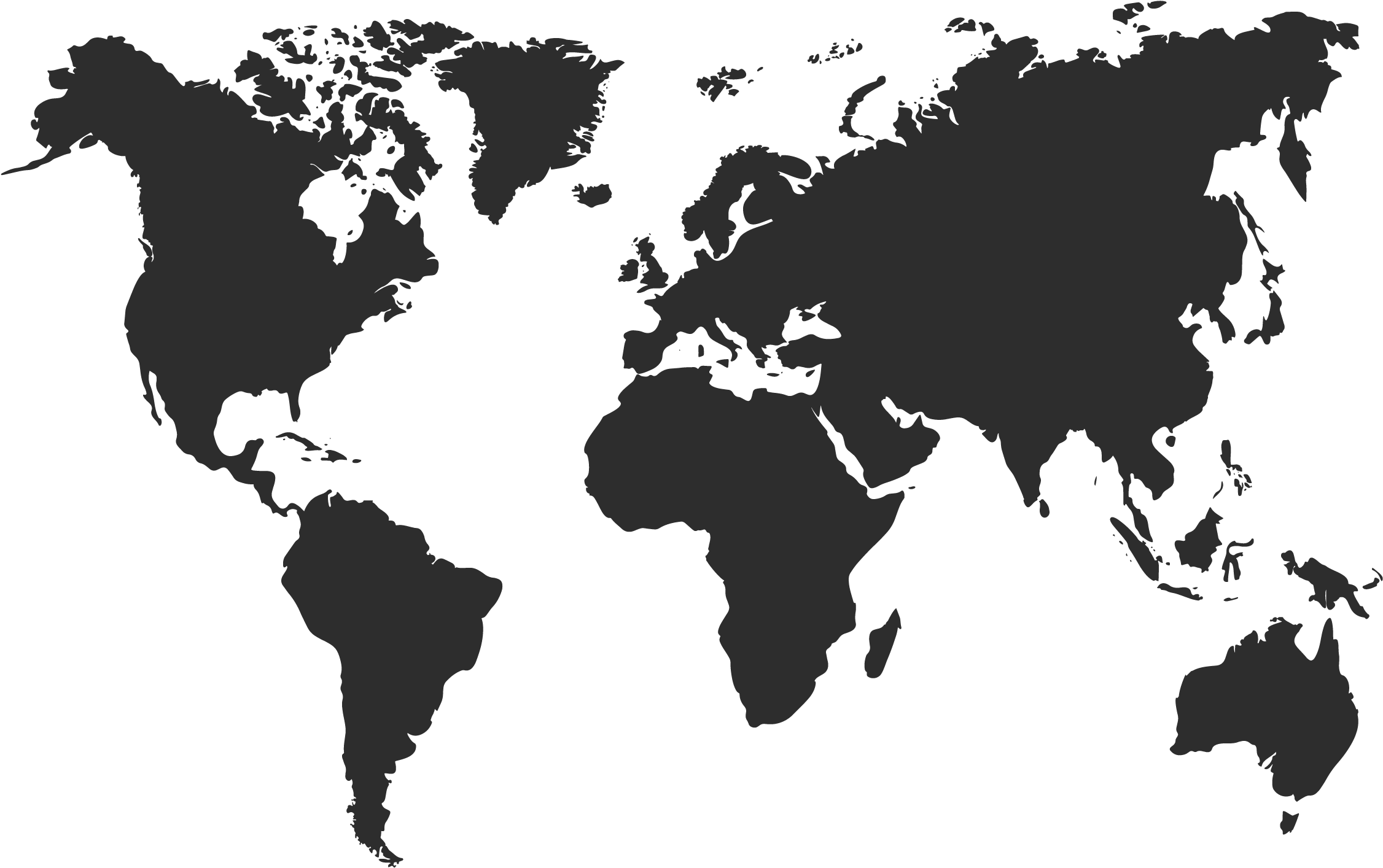 World Map Black And White Png Map Vector