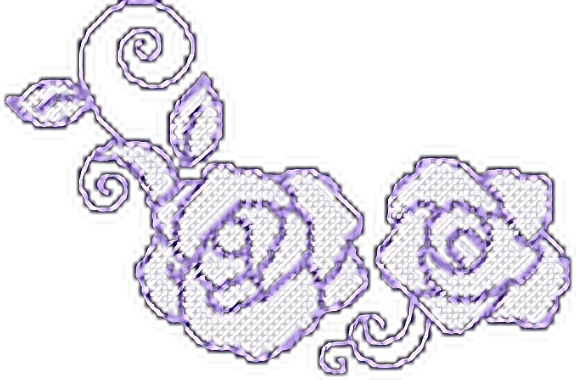 Rose Pixel Purple Border Kawaii Freetoedit Drawing