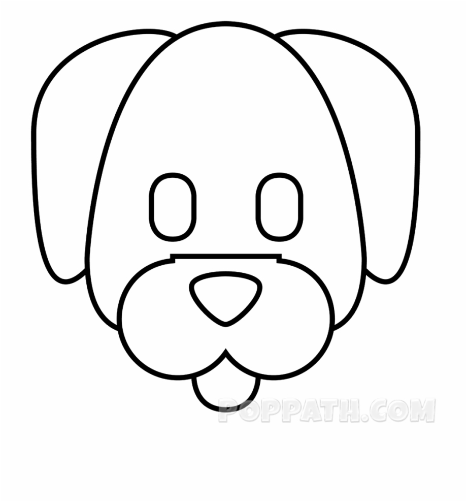 How To Draw A Dog Emoji Pop Path