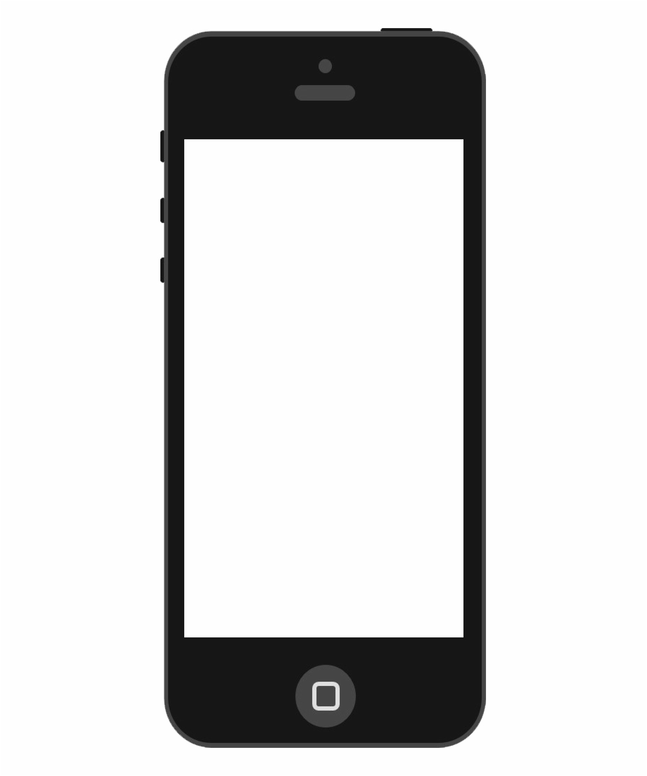 Transparent Reporting System Iphone Screen For Powerpoint