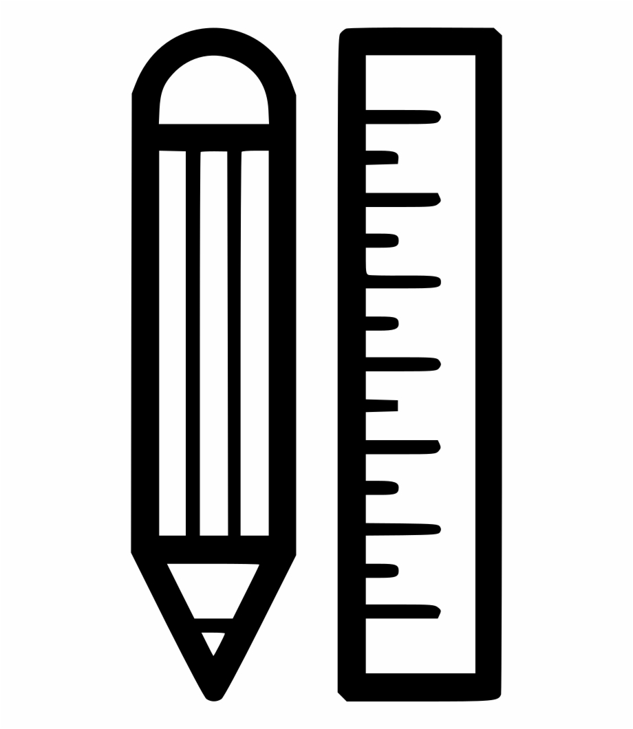pen and ruler clipart
