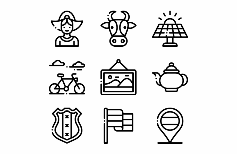 Holland Wedding Icons Png