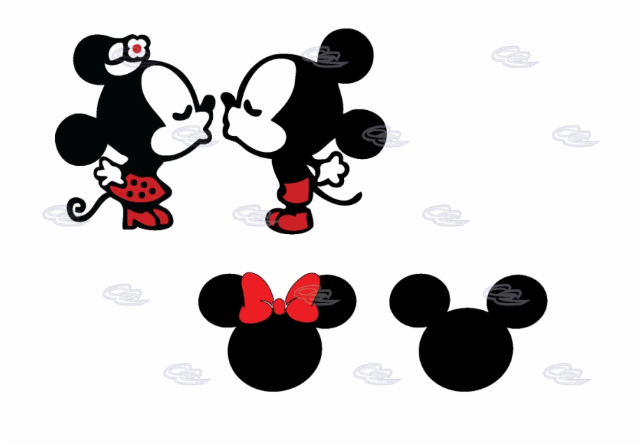 Mickey E Minnie Kiss Png Download Mickey Mouse