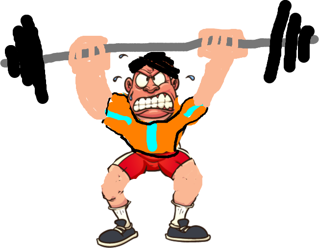 Weightlifter Tr2 Cartoon