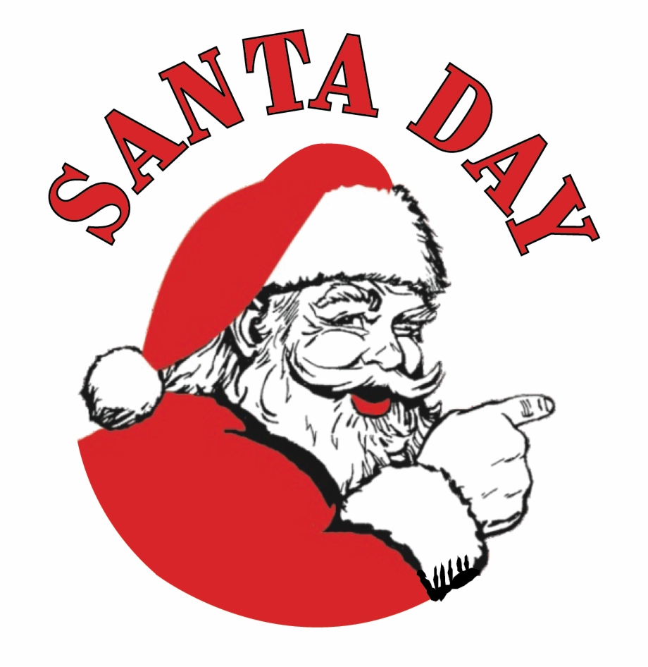 Santa Logo Round Santa Day Fenelon Falls