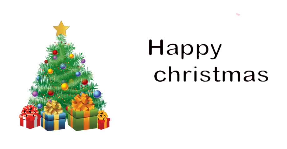 christmas tree and gifts png
