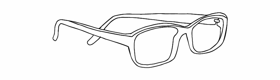 Glasses Line Art