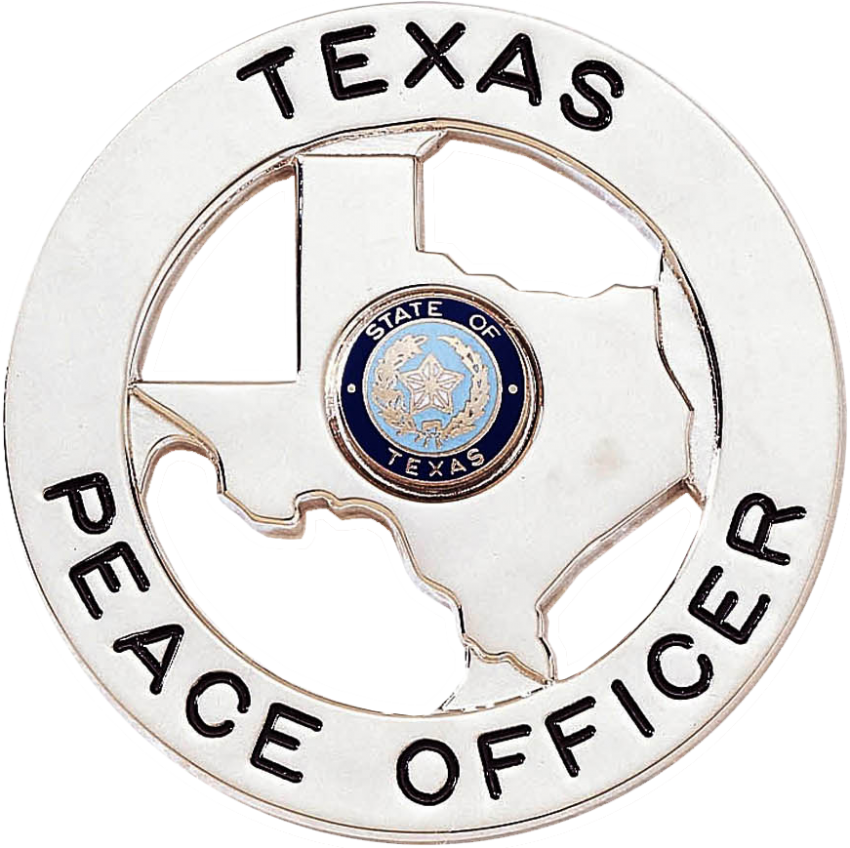 Vh Blackinton State Of Texas Police Badge