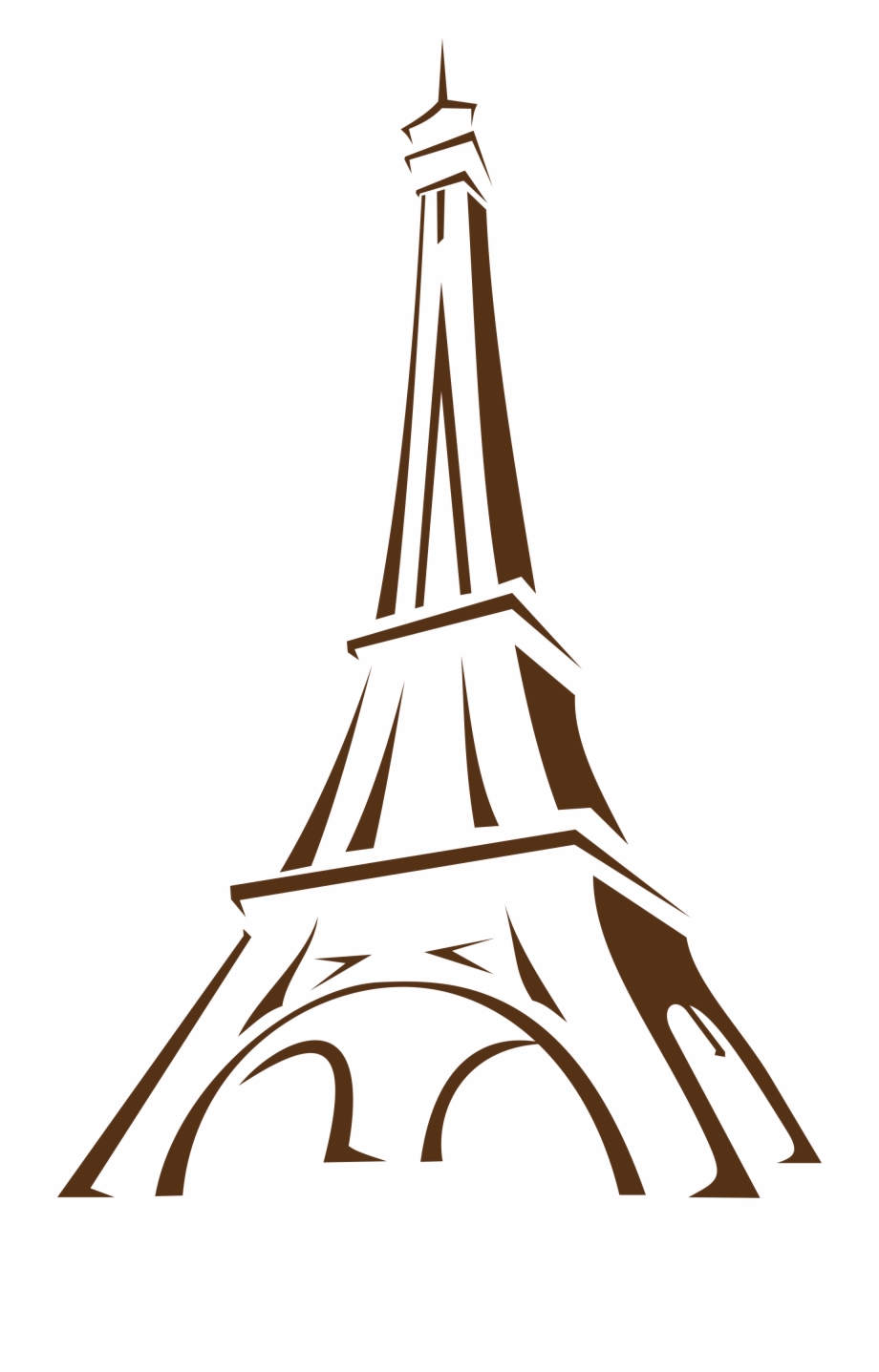 Download Eiffel Tower Png Hd Easy Sketch Of