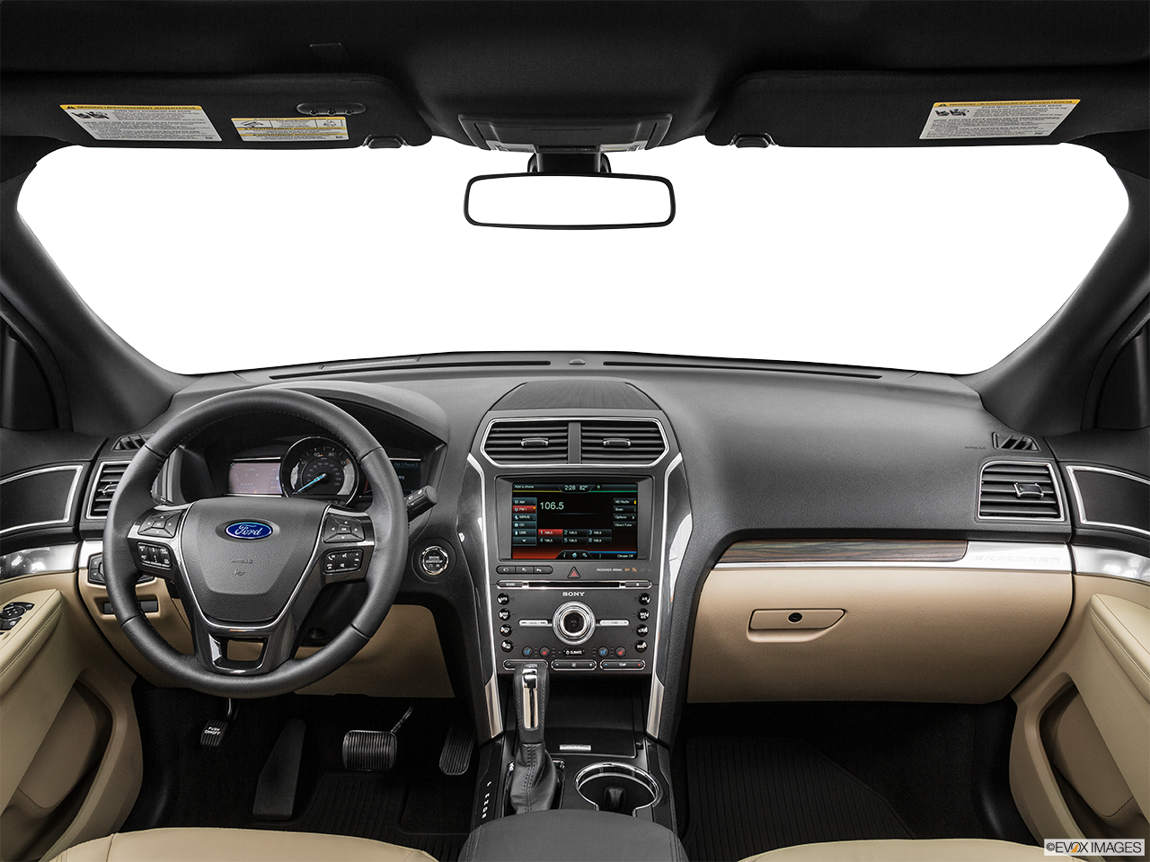 Interior View Of 2016 Ford Explorer In Decatur Clip Art
