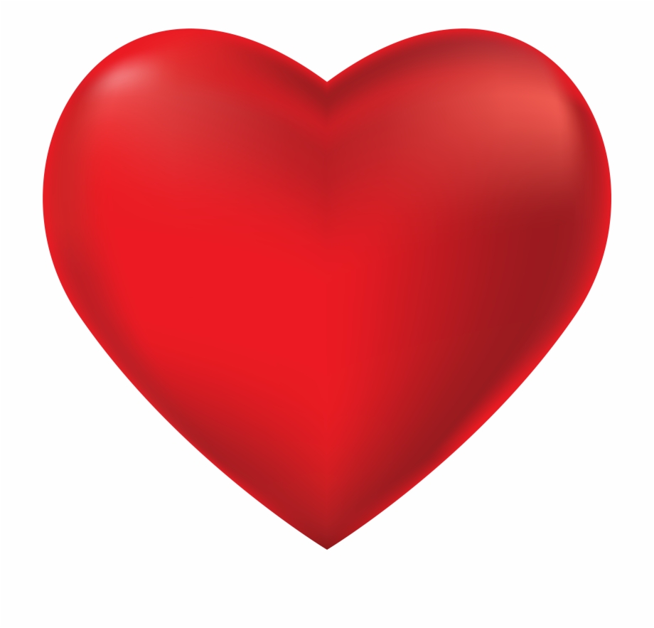 transparent red heart vector
