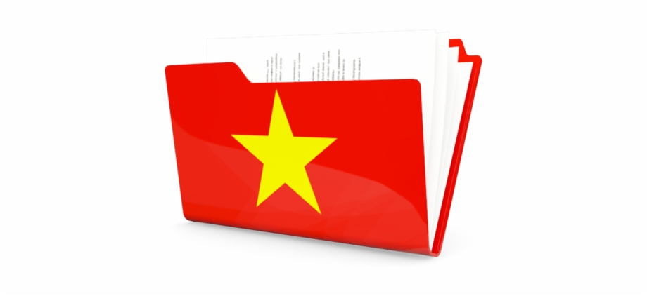 Illustration Of Flag Of Vietnam Icon Folder Flag