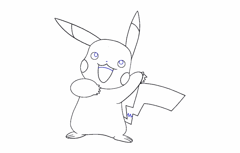 How To Draw Pikachu Cartoon