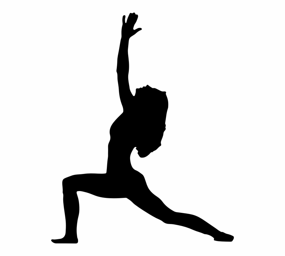 Yoga Pose Black And White